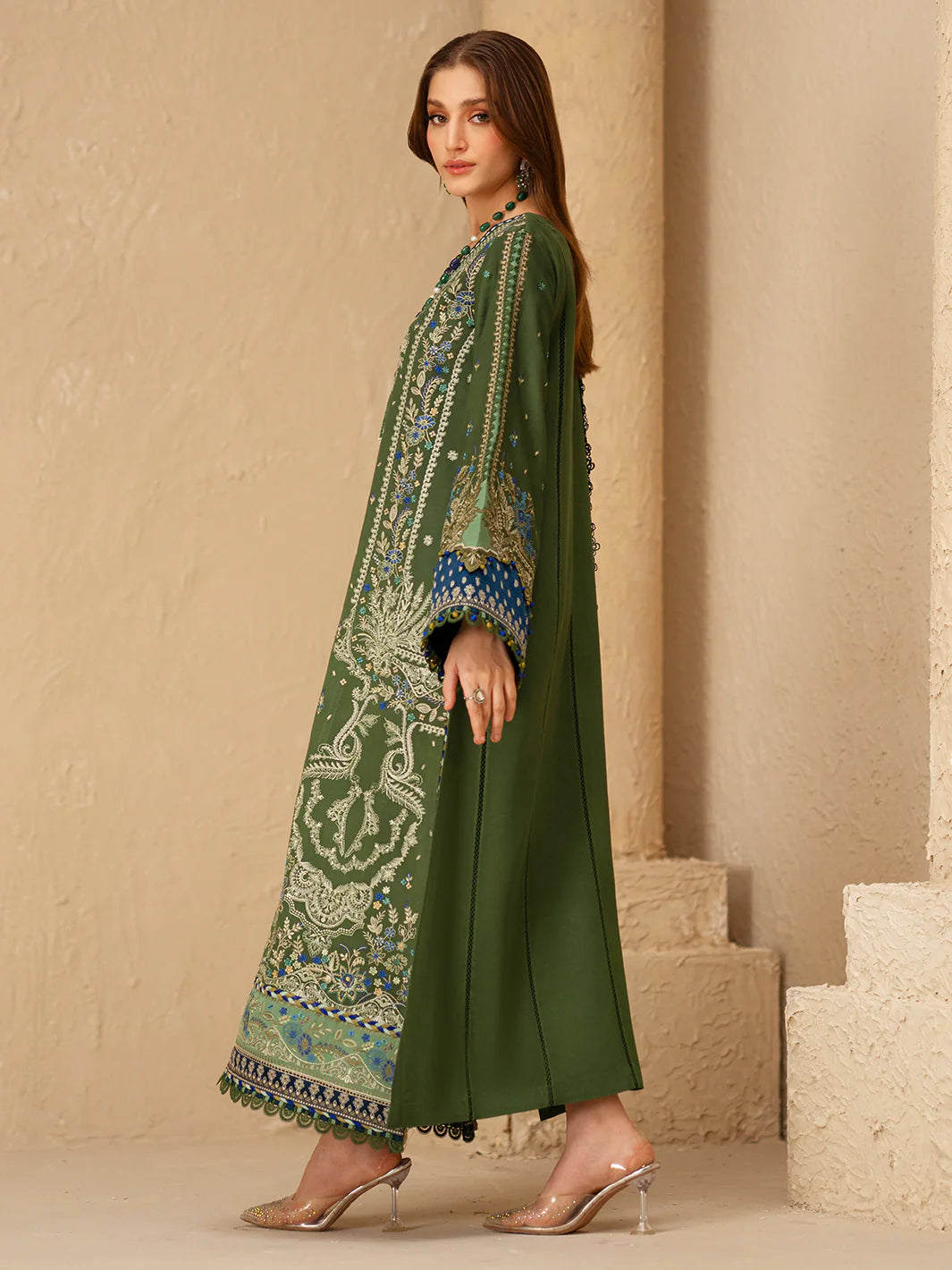 Bin Ilyas - 164-B - 3pc KOTRAI - Left Side View