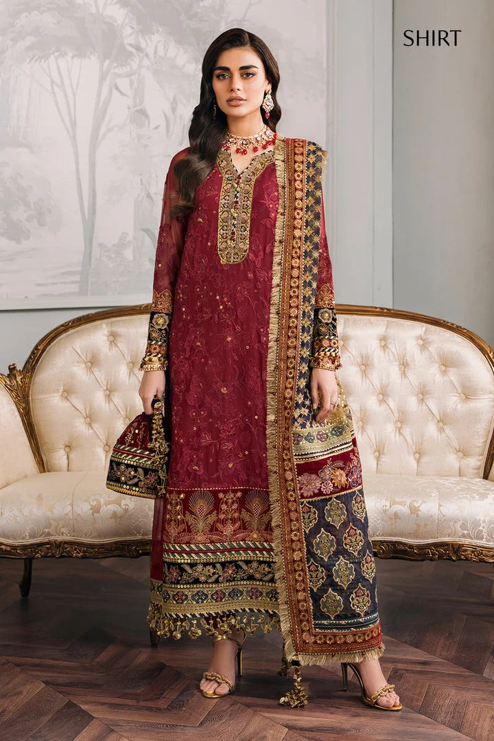 Baroque Embroidered Chiffon CH12-07