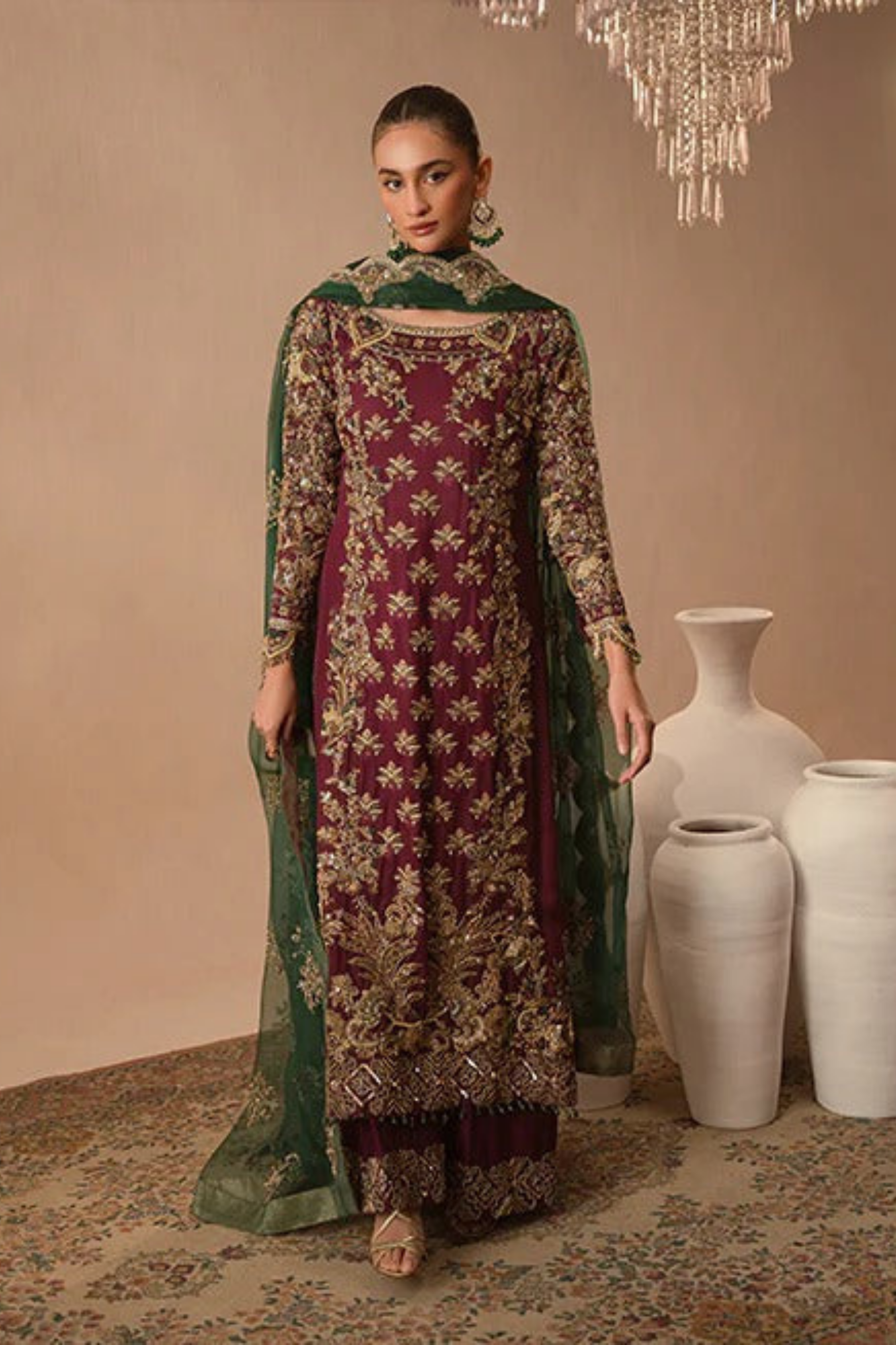 Burgundy Dusk - Abeera Usman