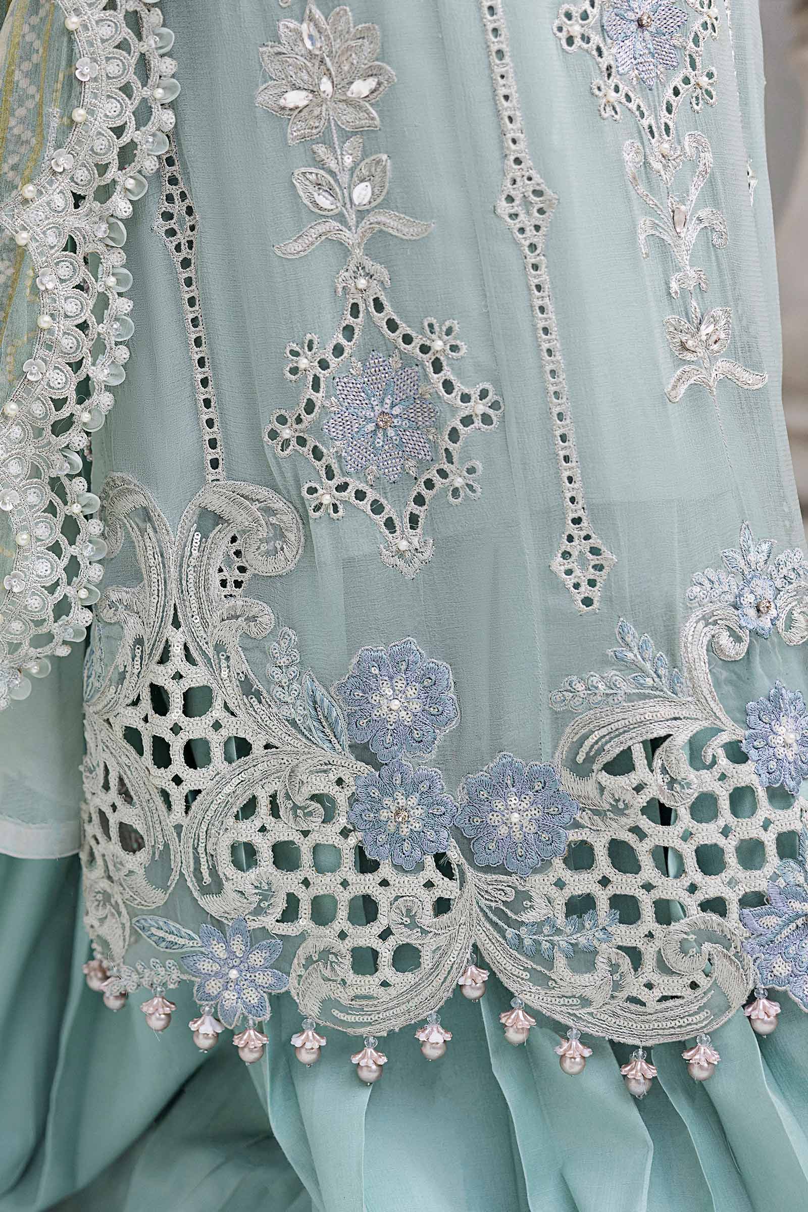 Maria B. Embroidered Suit