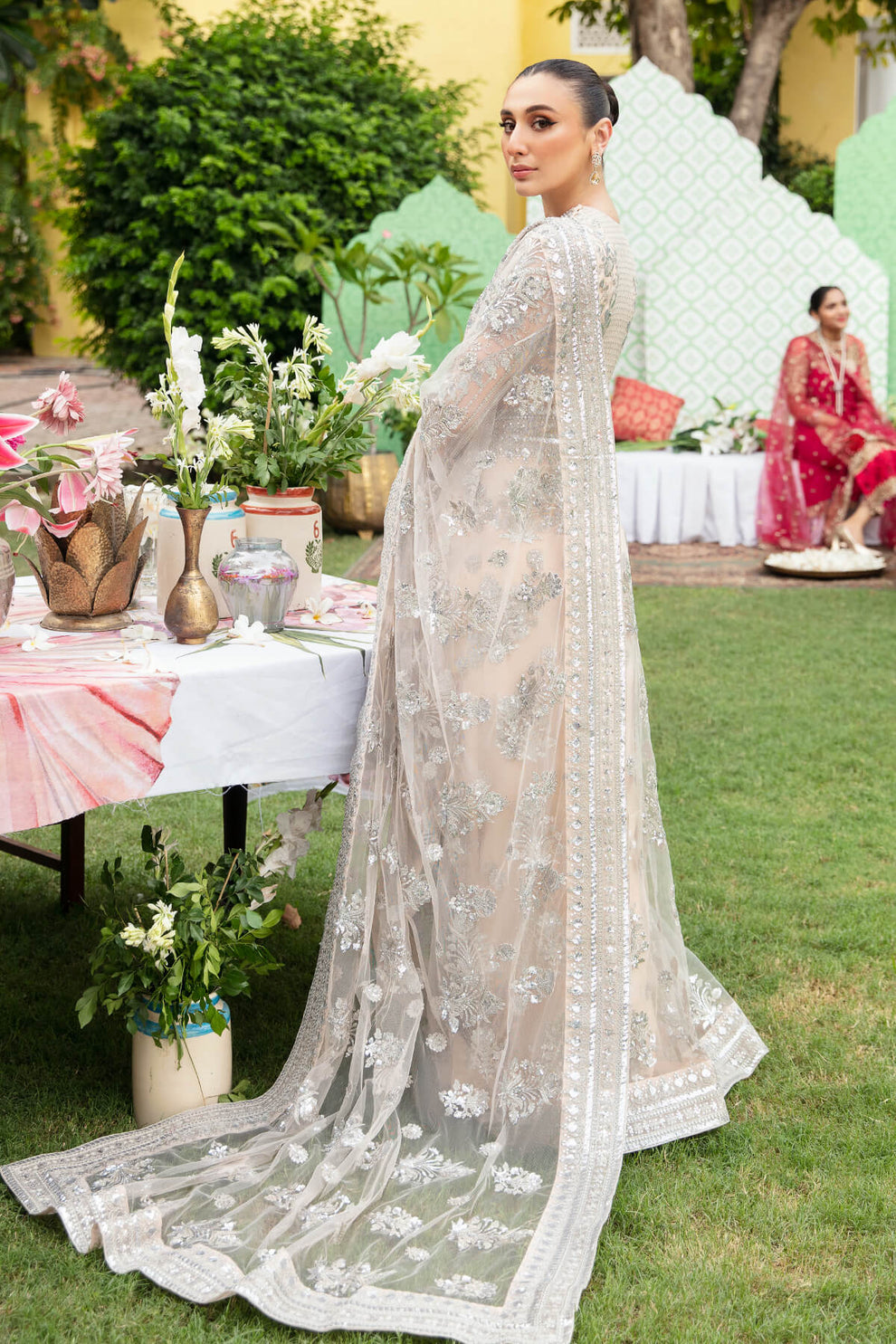 Imrozia - Mehrnaz Net Saree Set