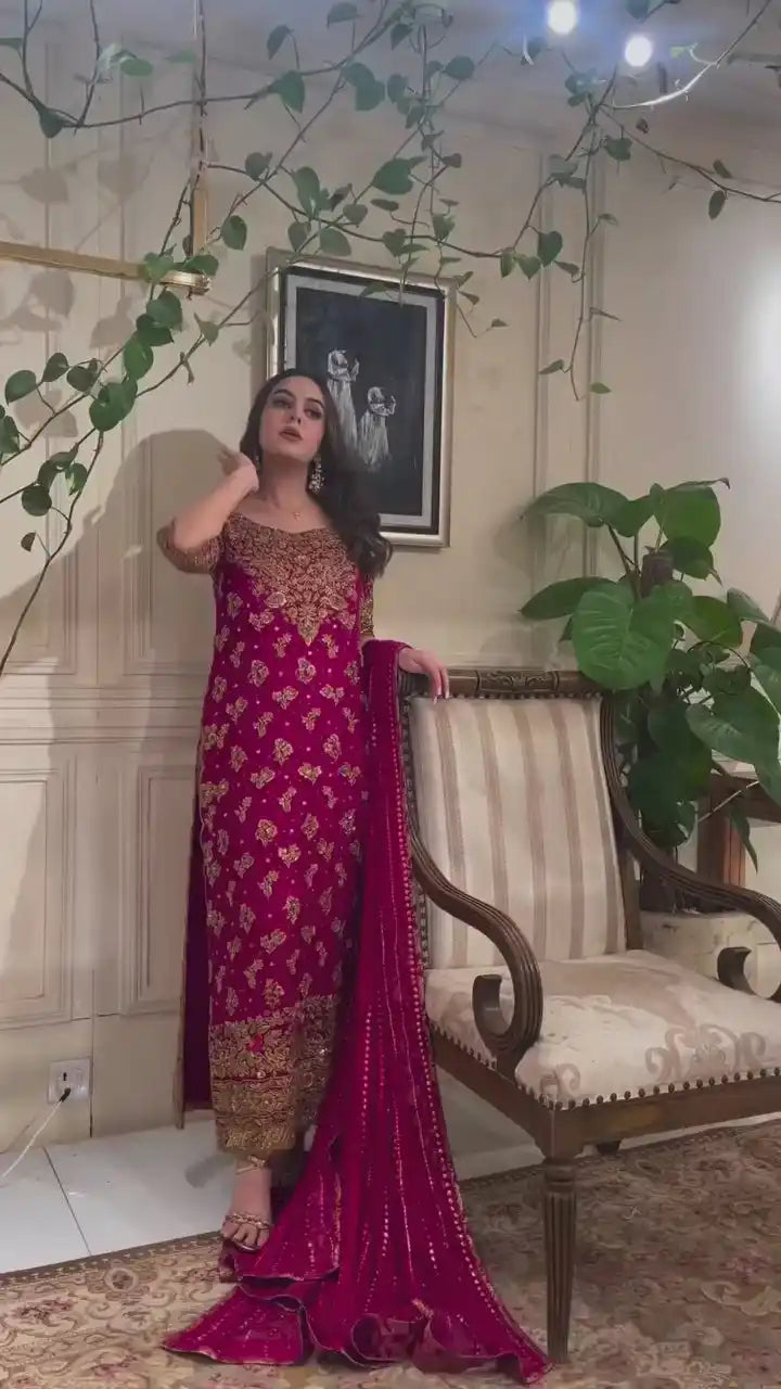 Haris Shakeel Brides - Faushia Pink