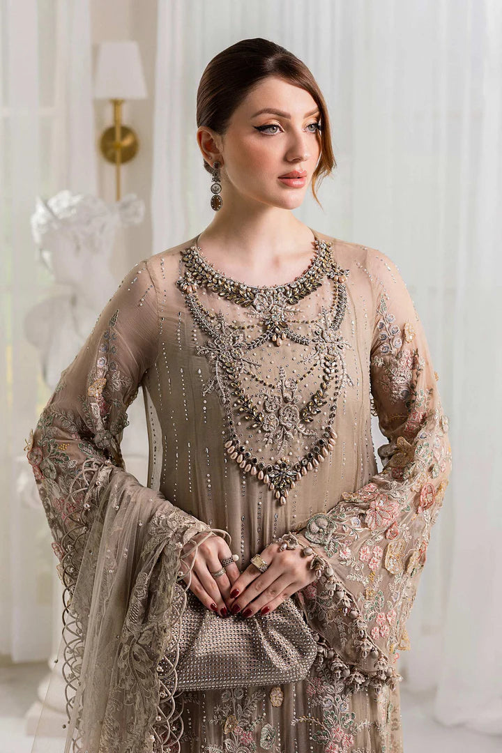 Maria.B - Beige Chiffon Set