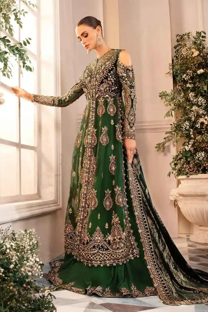Maria B - Embroidered Organza Suit - BD-2904