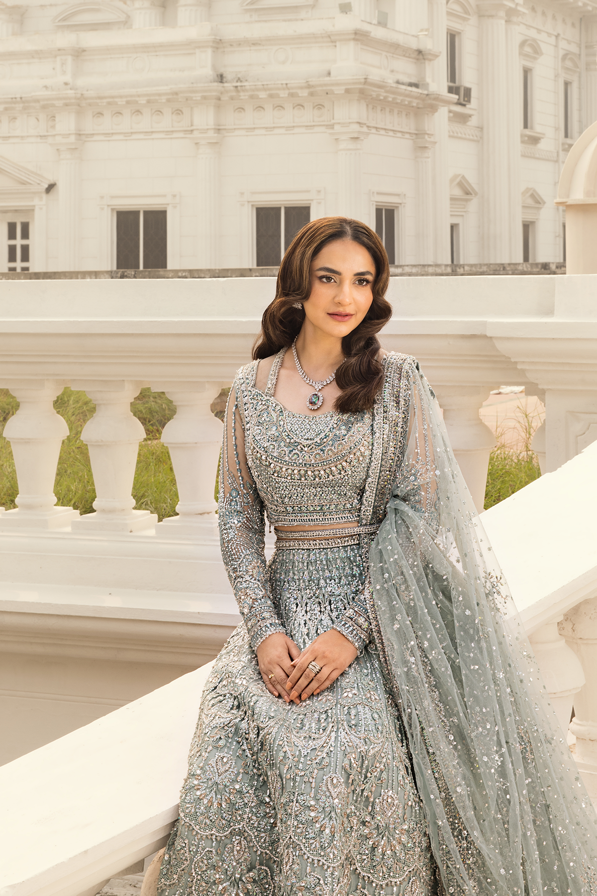 Minty Breeze -  Lehnga