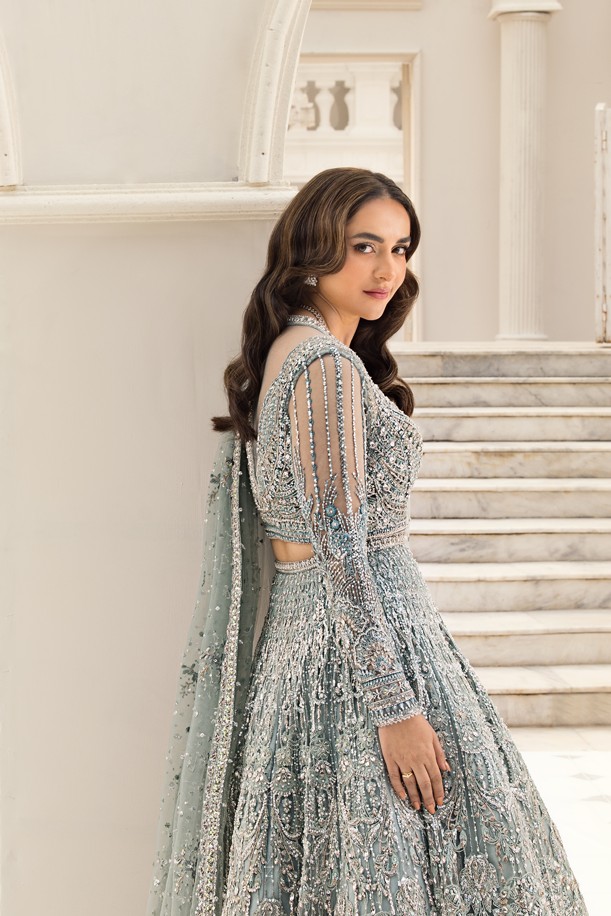 Minty Breeze -  Lehnga