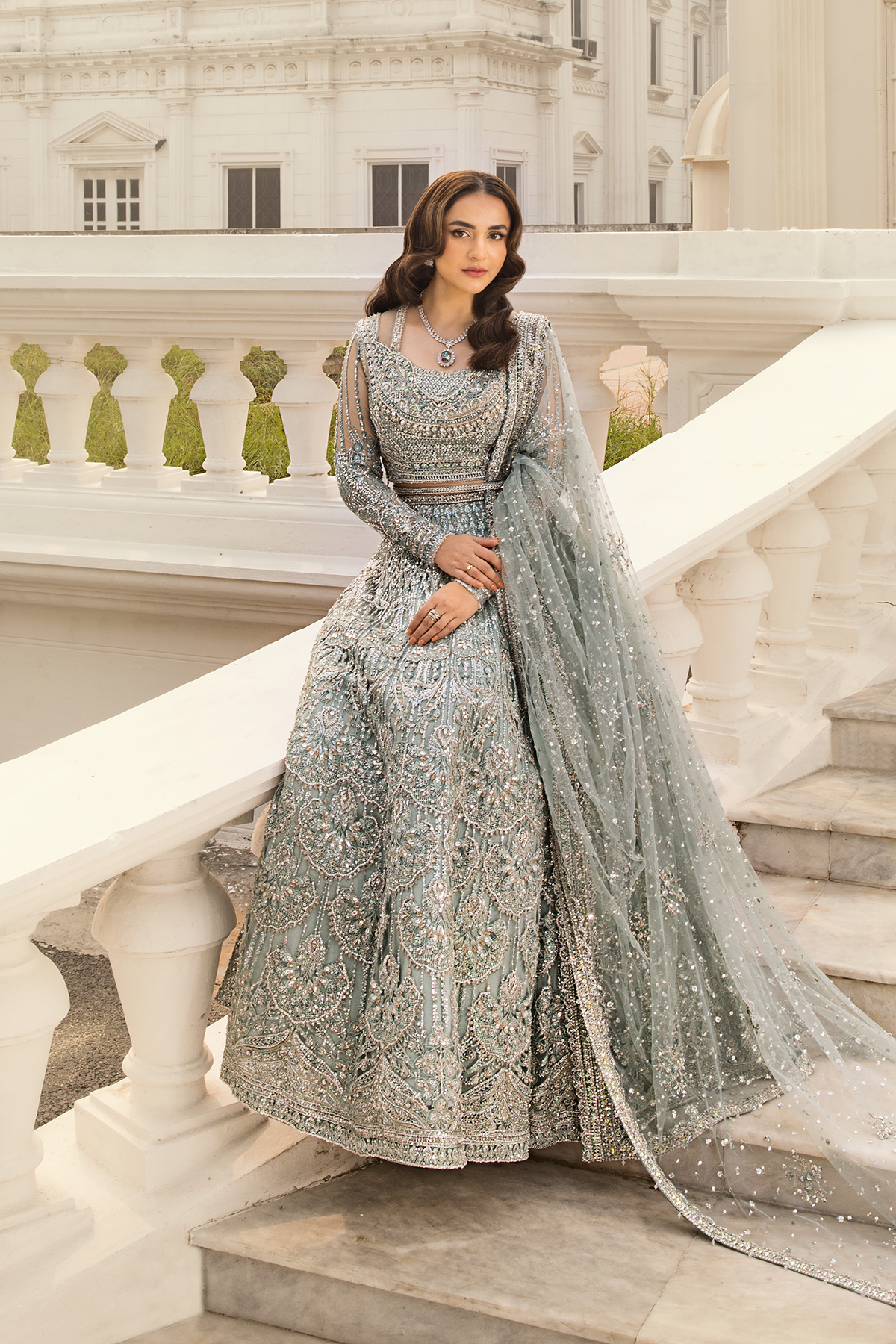 Minty Breeze -  Lehnga