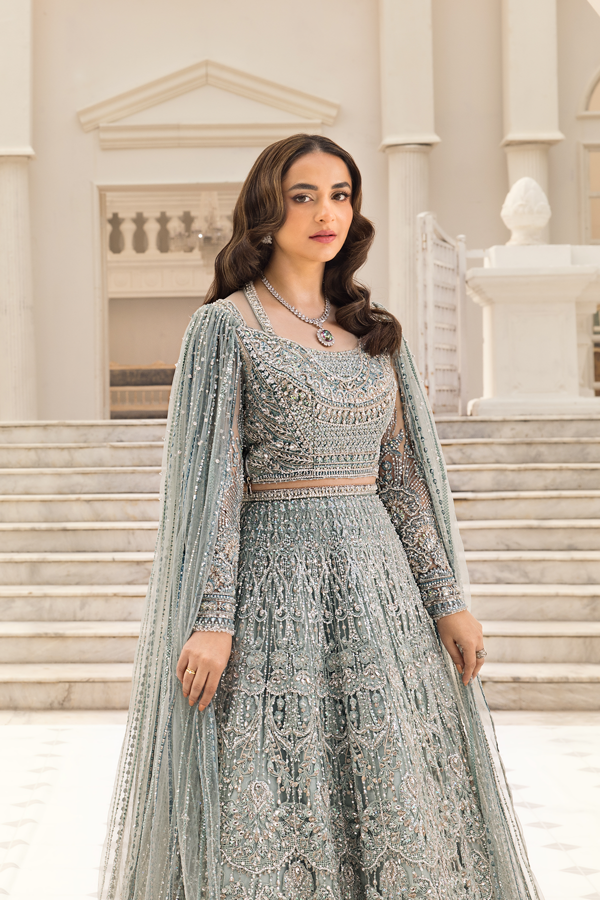 Minty Breeze -  Lehnga