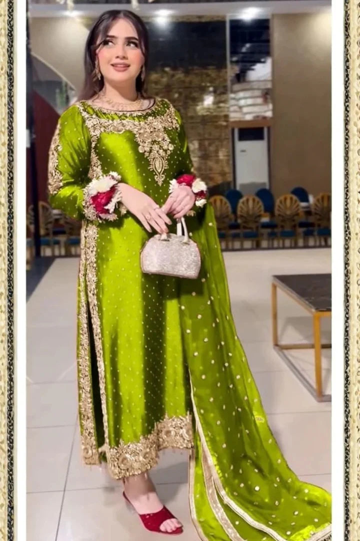 Raw Silk Wedding Dress