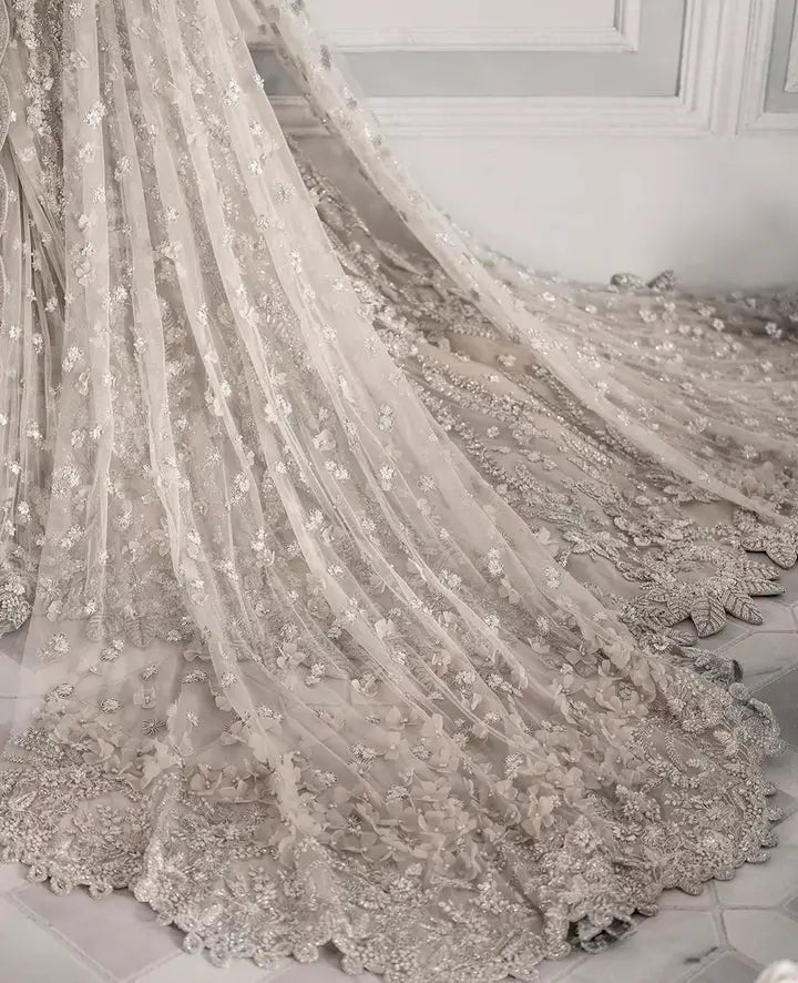 Republic Womenswear - E-52 Handcrafted Net Ensemble