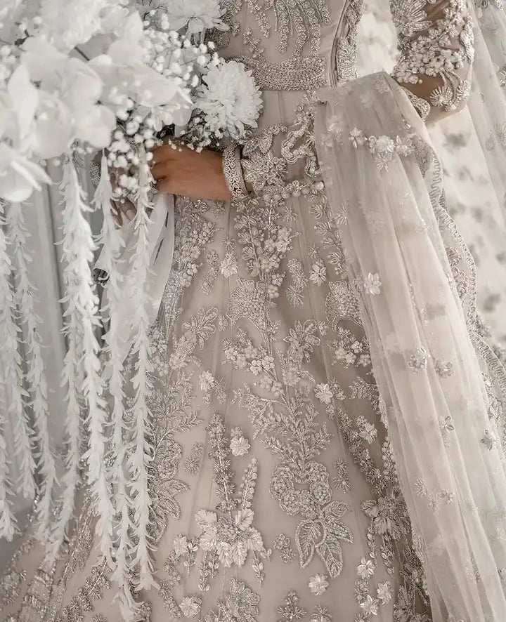 Republic Womenswear - E-52 Handcrafted Net Ensemble