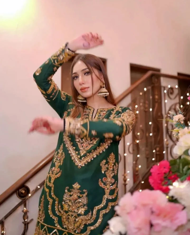 Rohi Closet - Bottle Green Dress