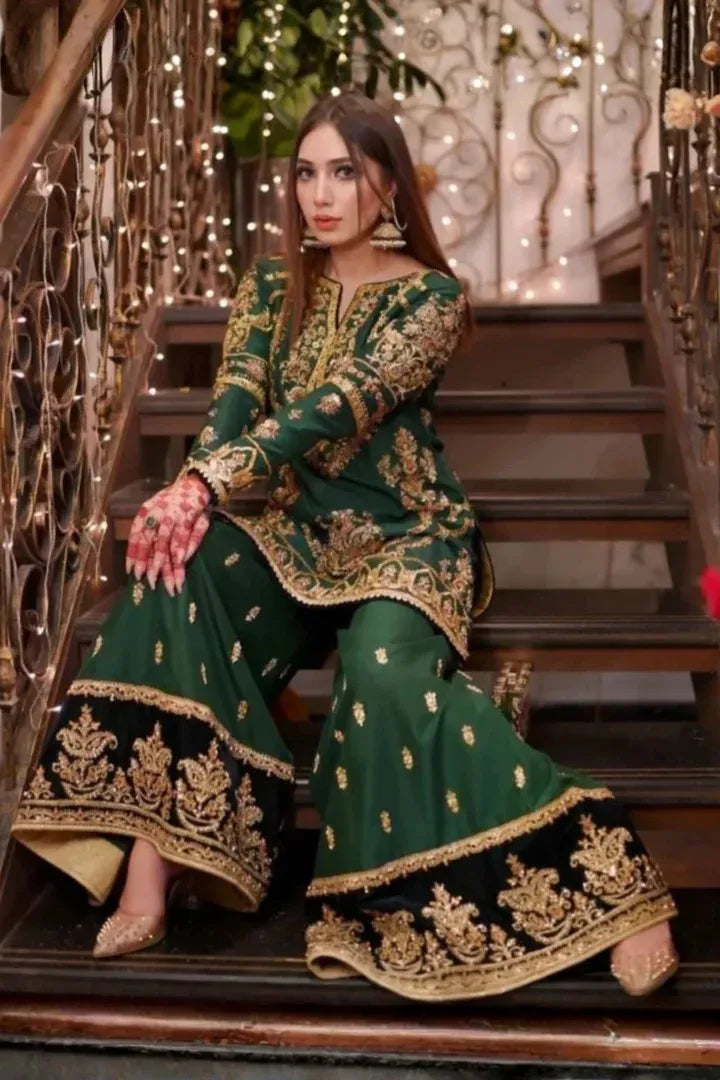 Rohi Closet - Bottle Green Dress