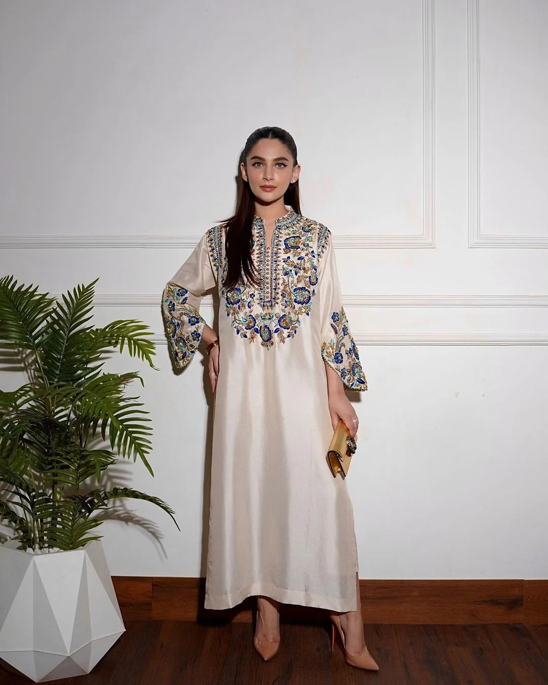 Alizay Saad - Ivory - Full Front View