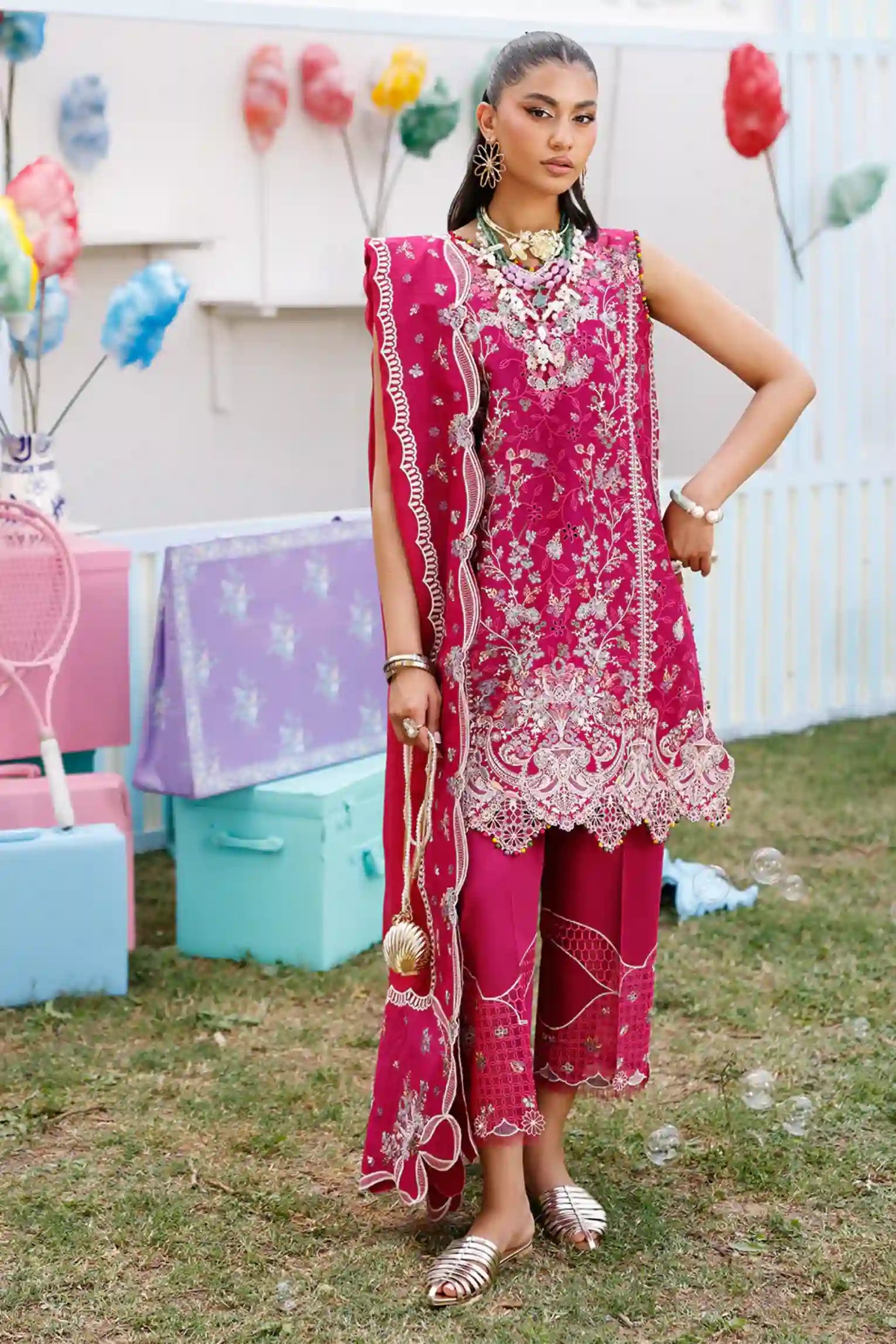 Bin Ilyas - 35 - B | 3 PC Luxury Lawn