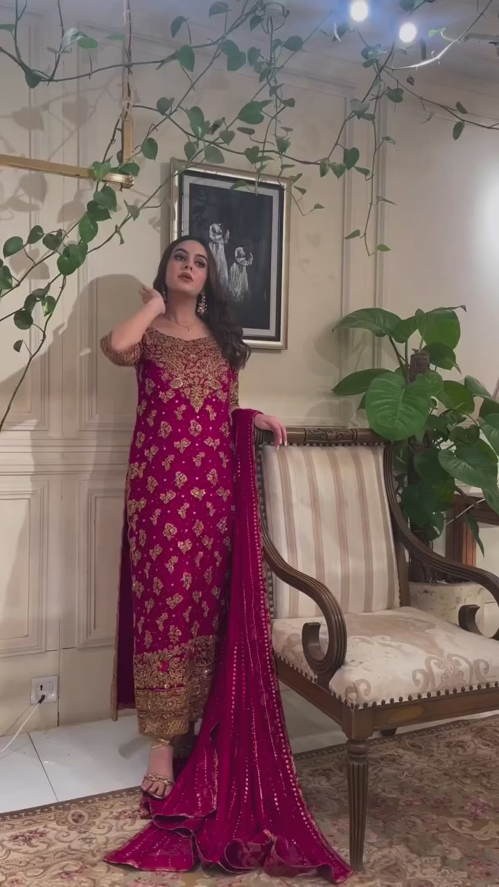 Haris Shakeel Brides - Faushia Pink