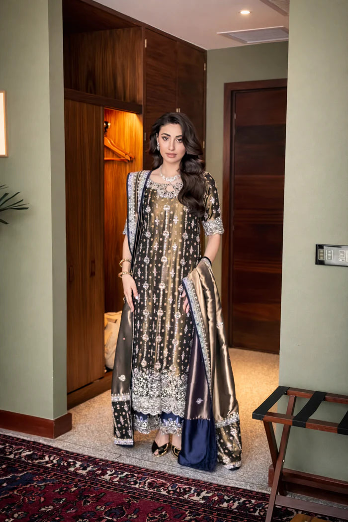 Haris Shakeel - Double Zari Fabric - Full Front