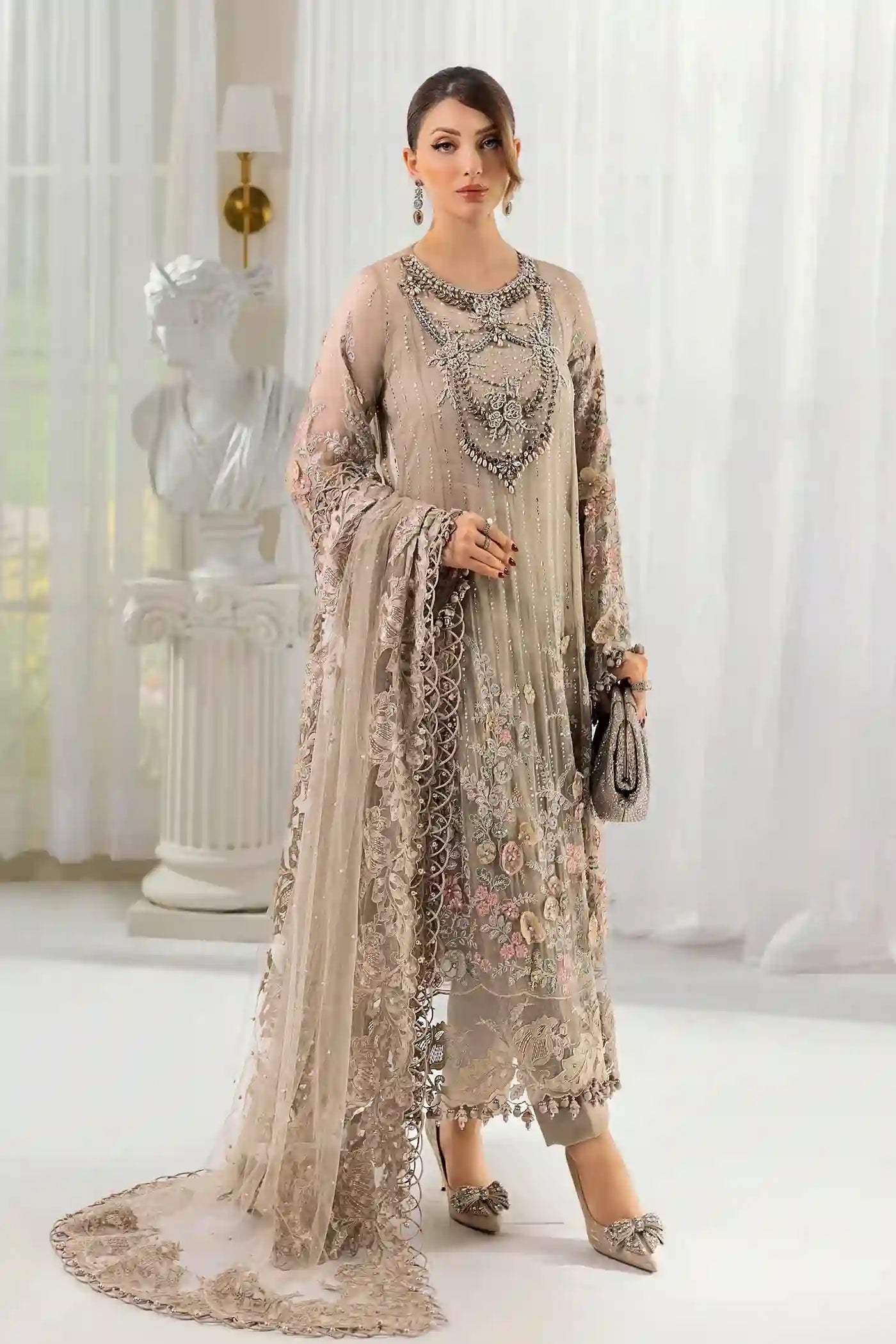 Maria.B - Chiffon Set - MPC-25-107 - Full Front