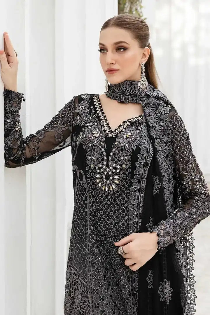 Maria.B - Chiffon MPC-24-101 - Neckline View