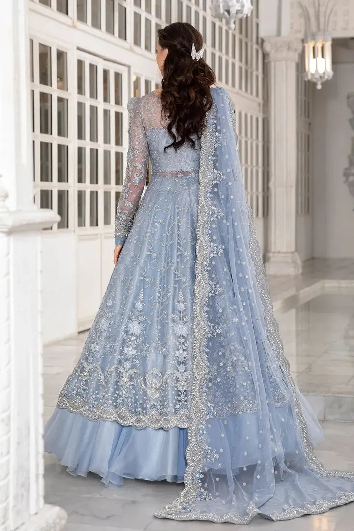 Maria B - Couture Ice Blue -MC-041 - Full Backside