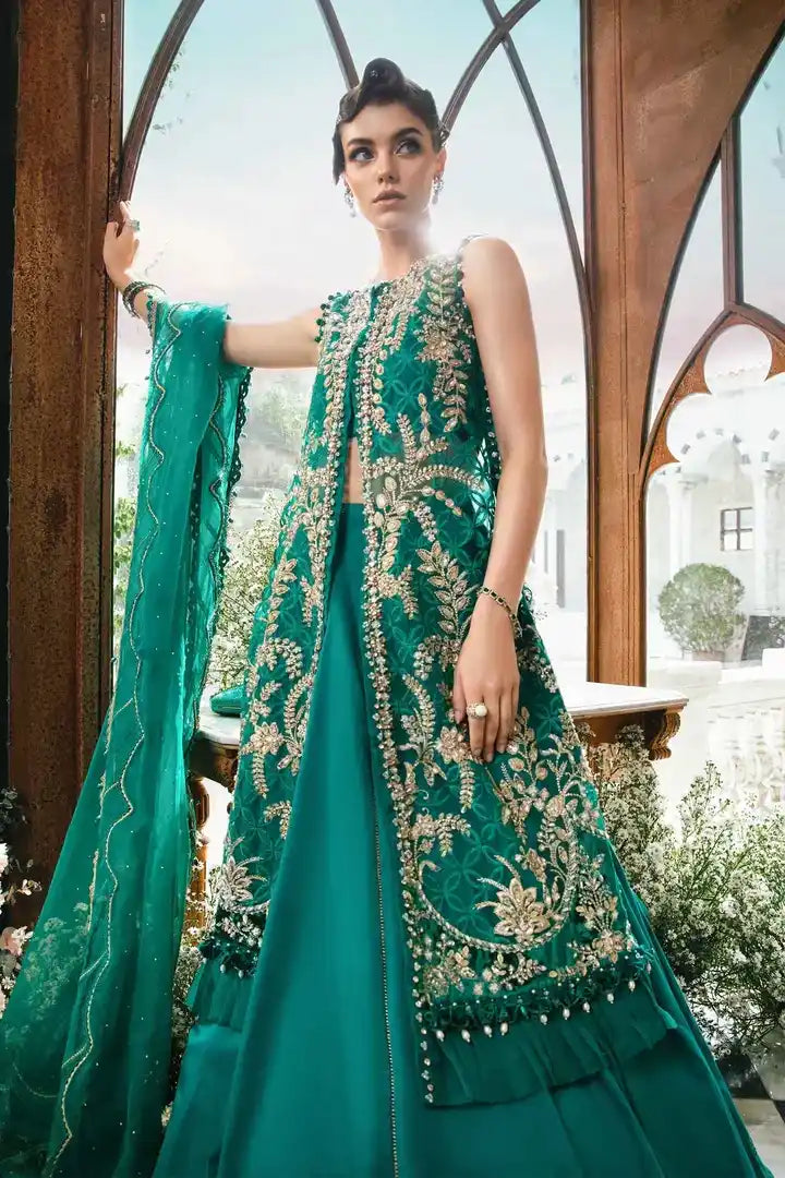 Maria B - Embroidered Suit - BD-2806 - Full Front View