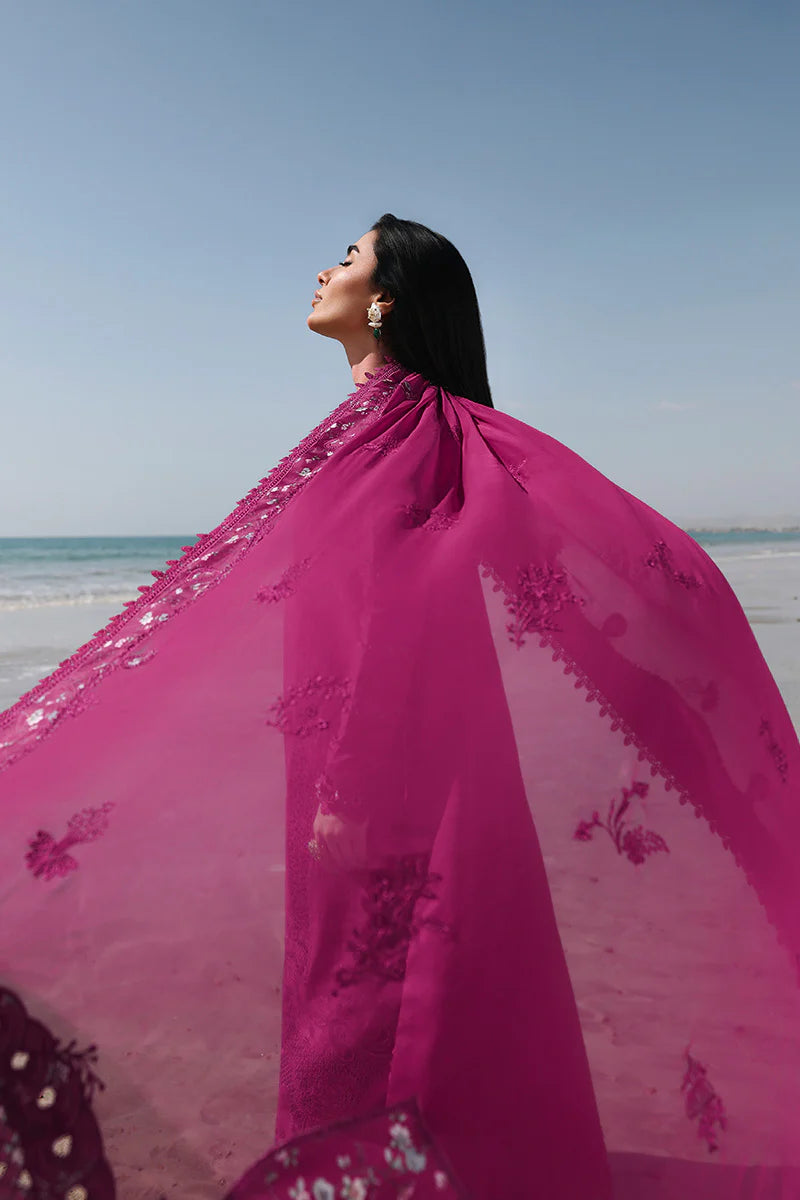 Qalamkar - SA-01 ZARA - Dupatta Detailing