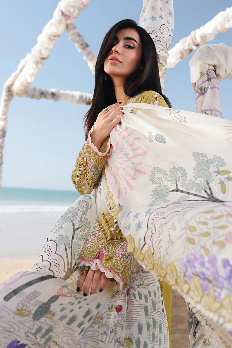 Qalamkar - SA-07 HIRA - Dupatta