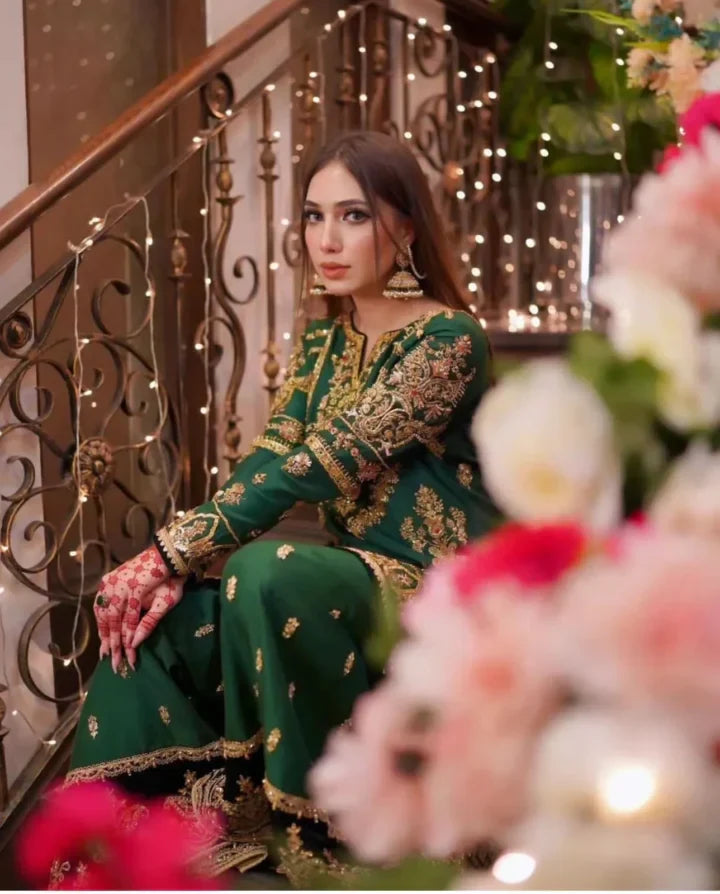 Rohi Closet - Bottle Green Dress