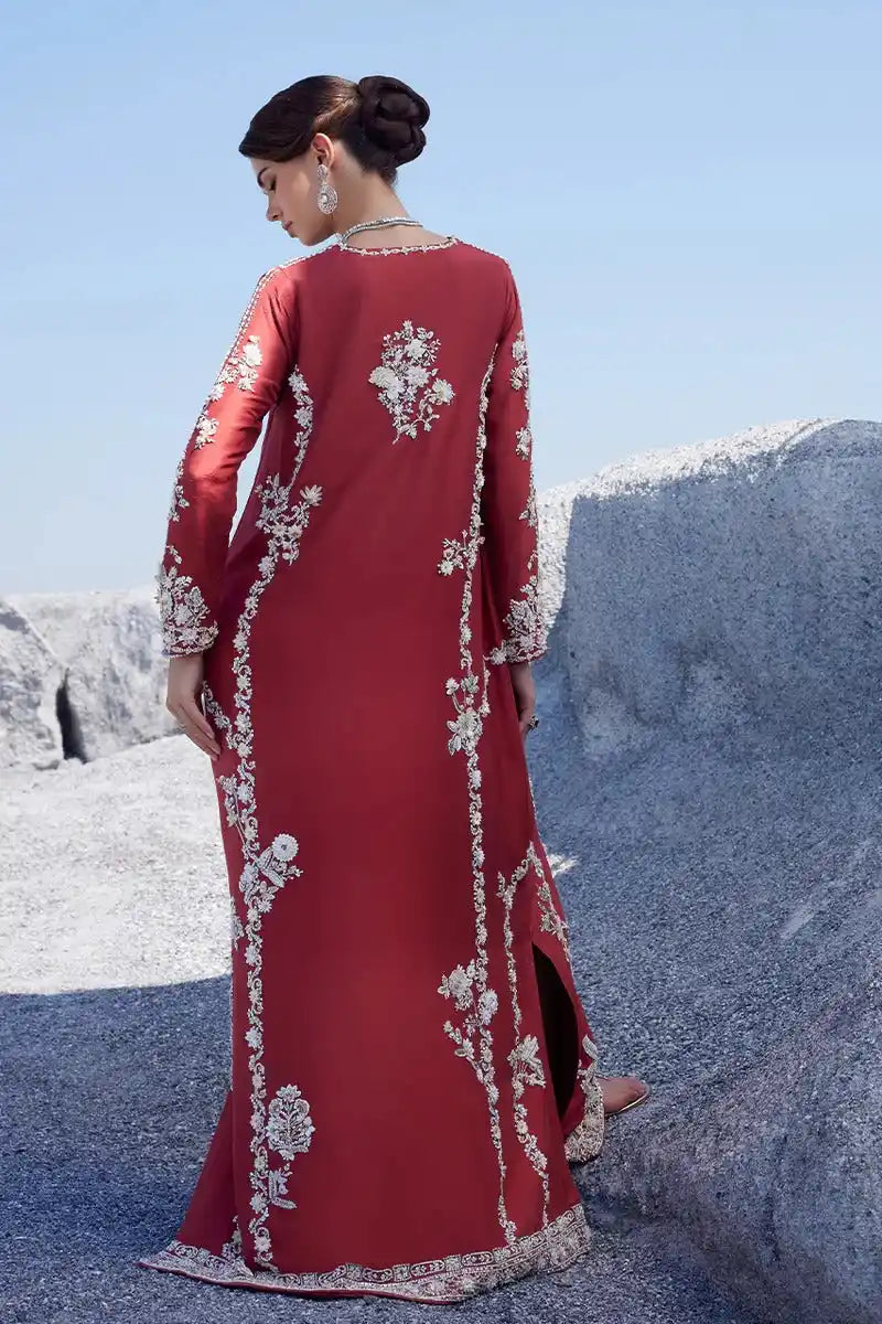 Sibel - Brick Red Kaftan