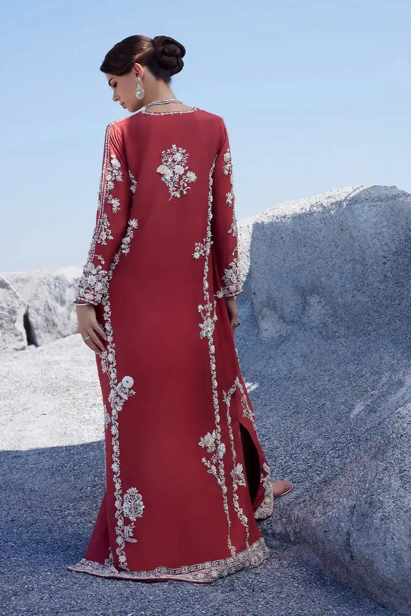 Sibel - Brick Red Kaftan