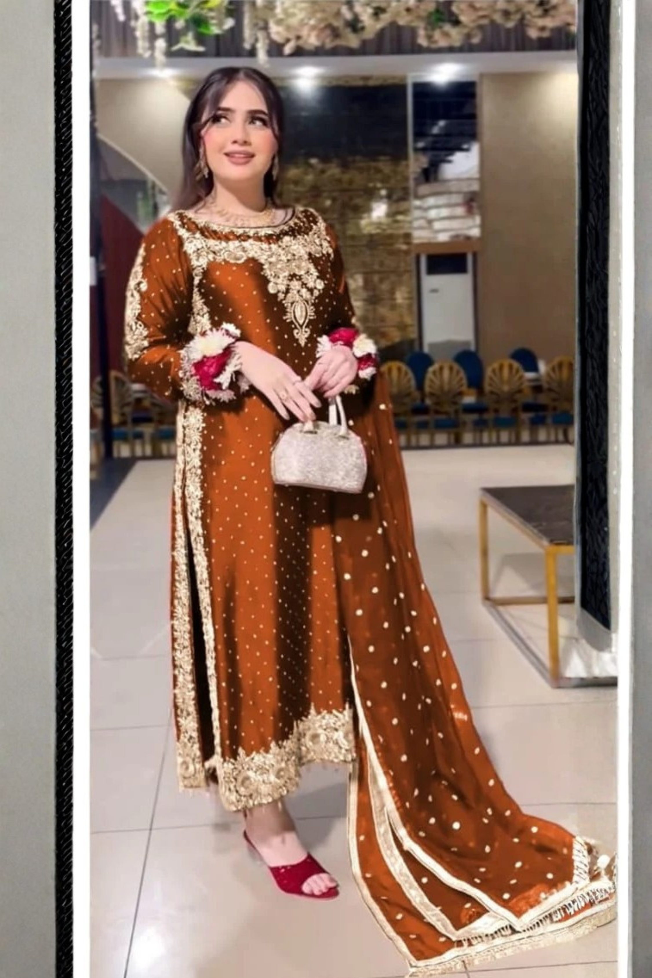 Raw Silk Wedding Dress